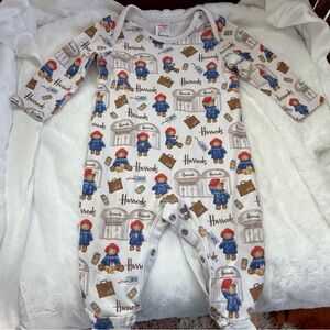 Harrods Kids One Piece - Cream and Blue
